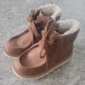 Cozy Brown Kids Boots